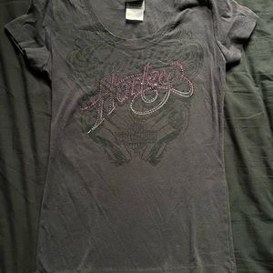 Harley Davidson Laconia T shirt Small Grey